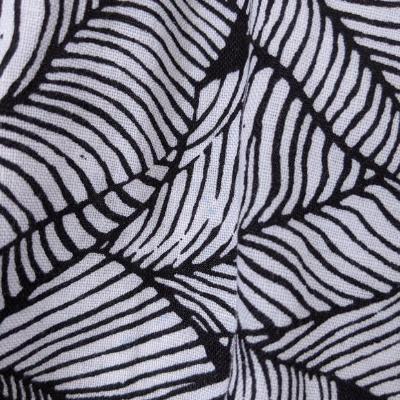 LOFT 100% Linen Leaf Print Skirt - Picture 5 of 9